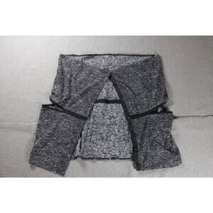 Lululemon Vinyasa Wrap Running Luon Suited Jacquard Black White Scarf Poncho